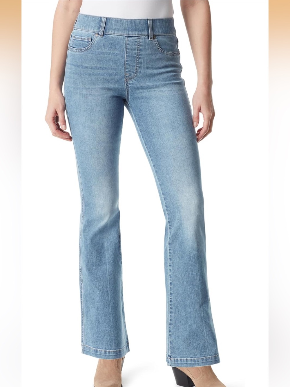 Light Blue Women's Bootcut Flair Jeans